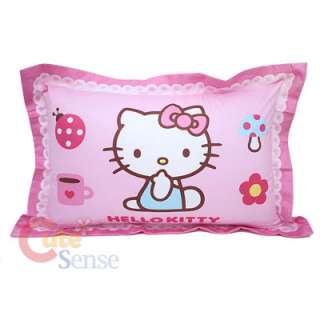 Sanrio Hello Kitty Pillow Pink Bedding 100% Cotton 24  