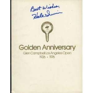   Signed 1976 Glen Campbell Program Jsa Coa   Autographed Golf Magazines