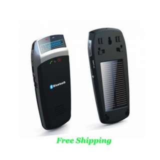 Solar Bluetooth Handsfree Car Kit MP3 FM Transmitter  