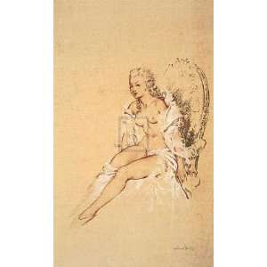   Mademoiselle Lange by Sir William Russell Flint 16x23