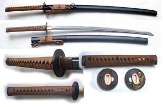 REAL JAPANESE FOLDED COLD IRON SAMURAI SWORDS / KATANA  