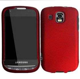 RUBBER SOLID RED HARD CASE FOR SAMSUNG TRANSFORM ULTRA M930 PROTECTOR 