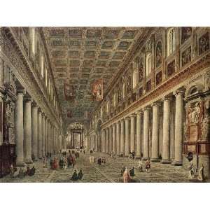   of the Santa Maria Maggiore in Rome, by Pannini Giovanni Paolo