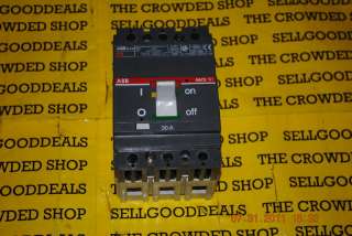 ABB Sace S1 S1N Circuit Breaker 277/480VAC 30A 3P  