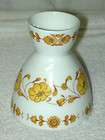   LIMOGES FRANCE CERALENE MEDICIS YELLOW FLORAL DOUBLE EGG CUP RAYNAUD