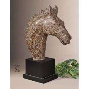 Uttermost Horse Head Sculpture:  Home & Kitchen