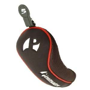 Pinemeadow 5 Hybrid Headcover (Red/Black)  Sports 