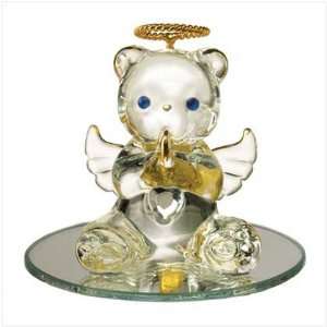  April Glass Angel Bear   Style 35070