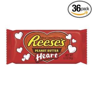 Reeses Valentines Peanut Butter Hearts, 1.2 Ounce Packages (Pack of 
