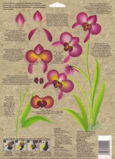 Orchids One Stroke RTG Guide #1022~Donna Dewberry  