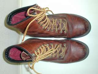 Vintage Red Wing Steel Toe Insulated Boots Oil Resistant Soles Leather 