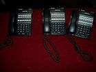 Panasonic DBS 16 Button Telephones Group of 3 Black