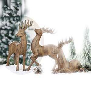  13 Resin Deer Figurine: Home & Kitchen