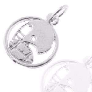 925 Sterling Silver Jewelry, Football Fever Charm, Adjustable Fit 
