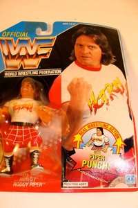 OFFICIAL WWF ROWDY RODDY PIPER RARE ACTION FIGURE NEW MOC  
