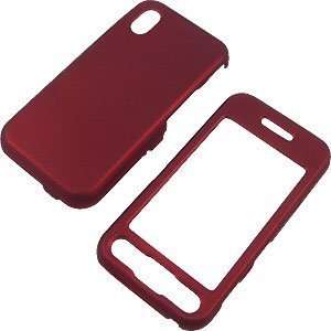  Red Rubberized Protector Case for Samsung S5230: Cell 