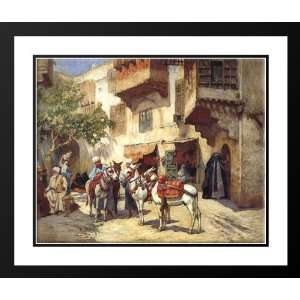  Bridgman, Frederick Arthur 23x20 Framed and Double Matted 