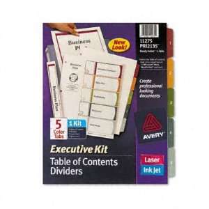  Avery Ready Index Contents Dividers AVE11275 Office 