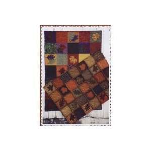  Rustling Leaves (rag applique quilt) by Prairie Grove 