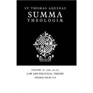   Summa Theologiae (Cambridge Uni (9780521029360) Thomas Aquinas Books