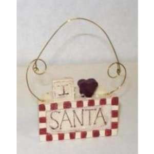  I LOVE SANTA Ornament Case Pack 36 