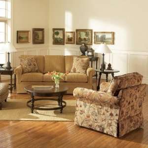  Audrey Three Seat Sofa and Chair Set in Goldenrod 