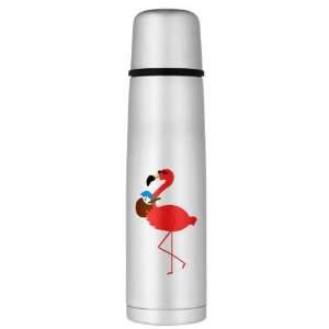   with a Cocunut Rum Drink Large Thermos Bottle: Kitchen & Dining