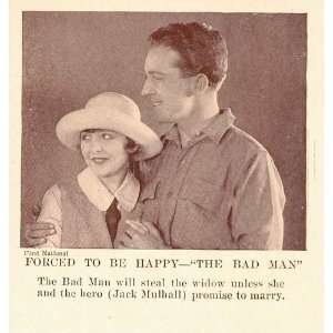  1927 Print Film Scene Bad Man Western Jack Mulhall 