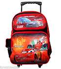50657 Cars Large Rolling Backpack 17 x 12