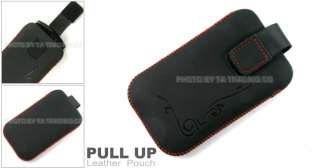   Up Velcro ( Totem PU Leather ) Case Pouch For HTC Sensation XE Z715E