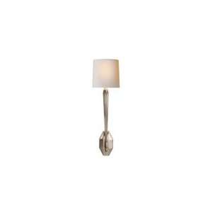  Chart House Ruhlmann Single Sconce in Antique Nickel with 
