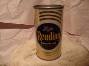 READING LIGHT PREMIUM BEER (VERY CLEAN CAN) ROLLED  