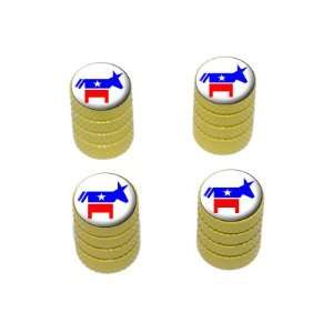  Democrat Democratic Donkey   Tire Rim Valve Stem Caps 
