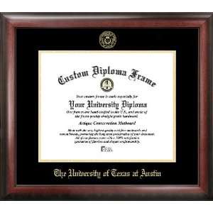    Texas Longhorns Gold Embossed Diploma Frame