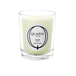    Qualitas Beeswax 6 1/2 Ounce Candle, Basil Scented