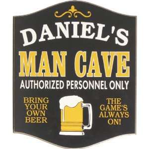  Man Cave Personalized Routed Edge 12x10 Davis & Small 