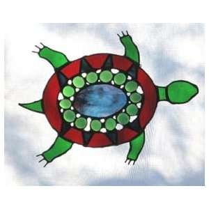  Window Hanging   Turtle Stained Glass Design