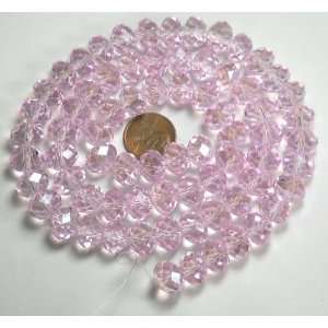   Faceted Fluted Cut Rondelle Beads. Approx 72 Piece 24 Inches of Beads