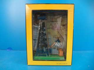 MTH Railking O Scale Gulf Oil Derrick Opperating Model Train Layout 