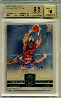 BLAKE GRIFFIN 2009 COURT KINGS AUTO /649 ROOKIE RC (ALL) BGS 9.5 10 