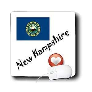   Flags for the USA   I Love New Hampshire   Mouse Pads Electronics