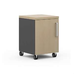  Rolling Base Cabinet with 1 Door in Maple by Bladez