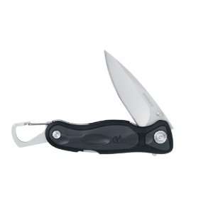   Knife With Straight Edge and Blade Launcher Opening
