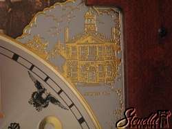18375 RIDGEWAY Bi Centennial Cherry Grandfather Clock  