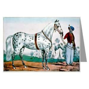   and Ives Greeting Card set of M.H. Rockwells horse Alexander 1840
