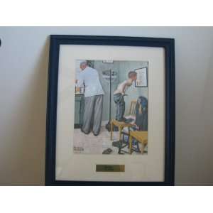  NORMAN ROCKWELL   DOCTORS OFFICE   Framed Print 