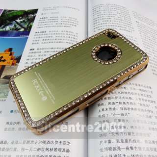 Luxury Designer Bling Diamonds Case Cover For iPhone 4  