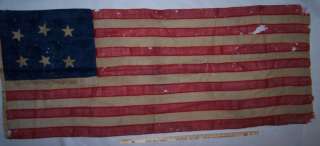 RARE 18 Star Louisiana Statehood Flag 1812 only 2 known  