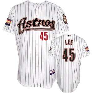 Carlos Lee Jersey: Adult Majestic Home White Authentic Cool Baseâ 
