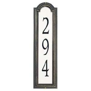 Whitehall One Line Manchester Vertical Reflective Estate Wall Plaque 